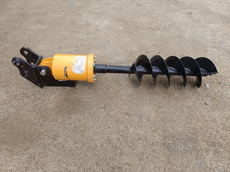 Burghiu hidraulic KV200 pentru mini-excavator – diametru 200 mm, import nou! 💪