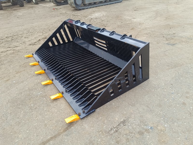 Cupa sortat piatra mini incarcator frontal (Bobcat)